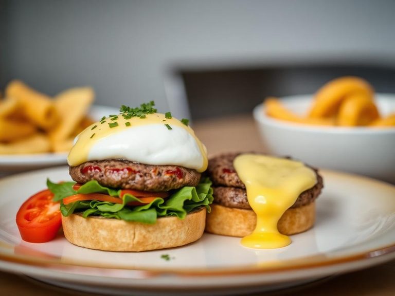 Breakfast Burger Benedict