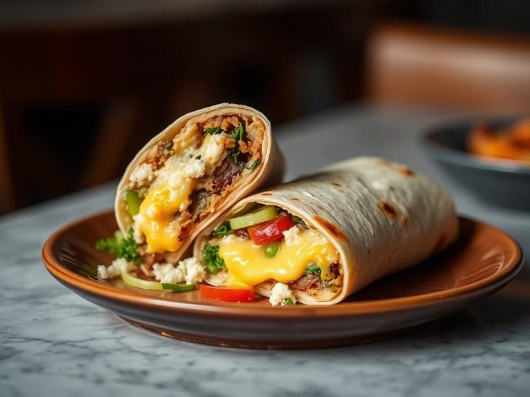 Breakfast Burrito with Cheese