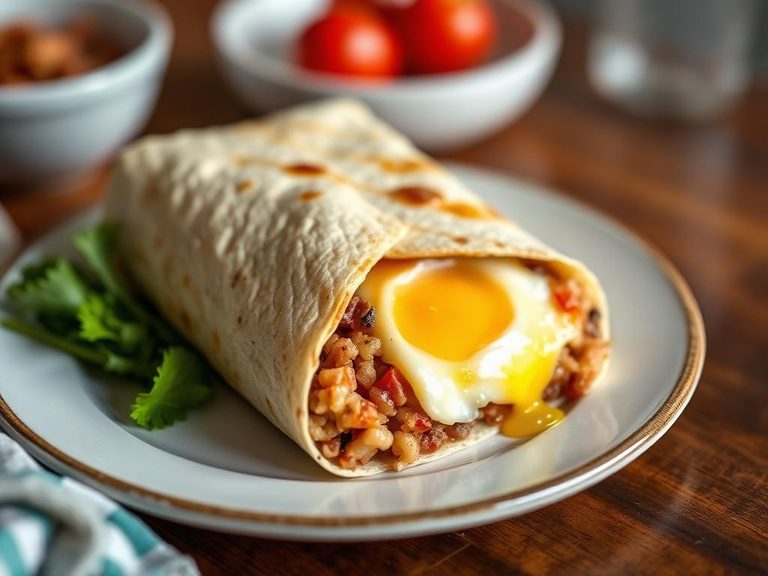 Breakfast Burrito with Eggs