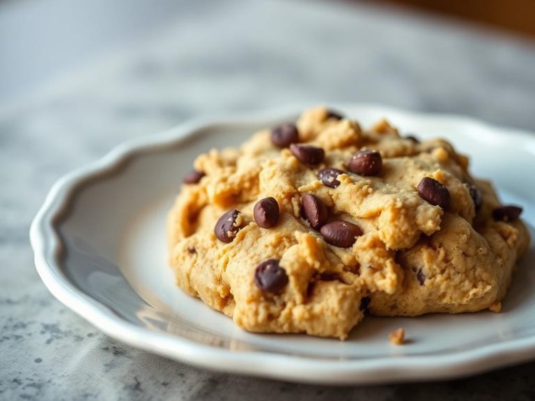Breakfast cookie dough (using the dry mix)