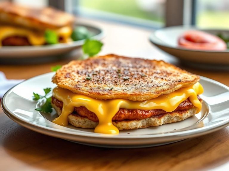 Breakfast Egg and Cheese Melt