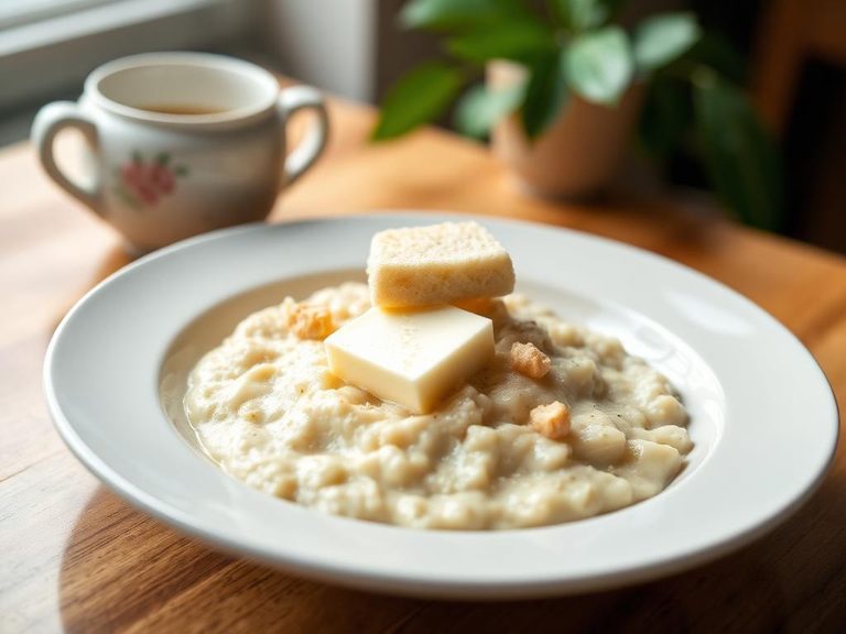 Breakfast Porridge with Sugar & Butter