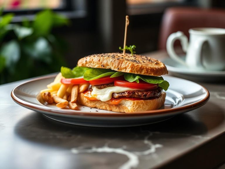 Breakfast sandwich platter