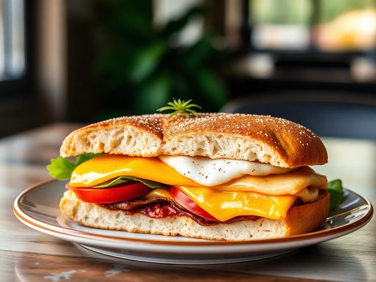 Breakfast sandwich