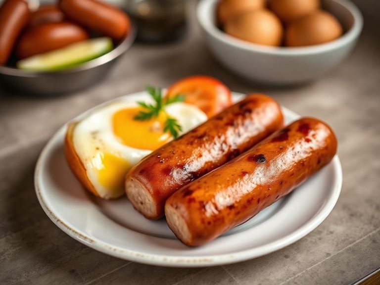 Breakfast sausages