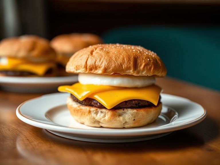Breakfast Slider with Egg and Cheese