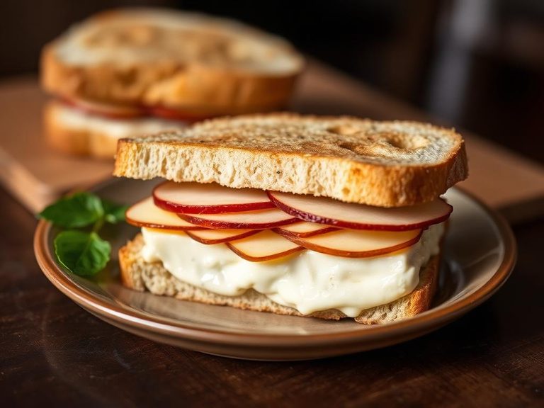 Brie and Apple Sandwich