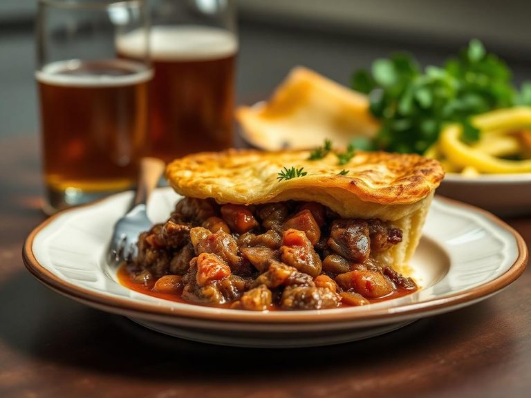 British Beef and Ale Pie