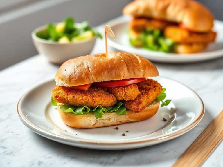 British Fish Finger Sandwich