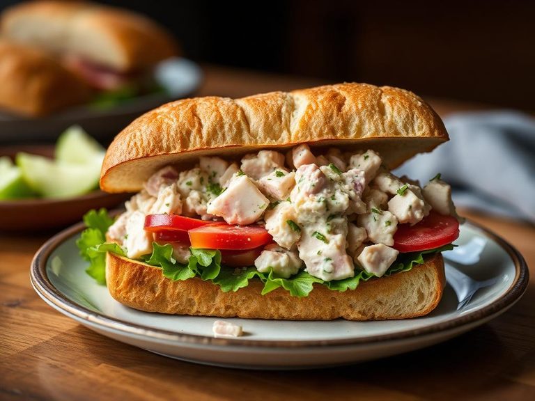 British Ham Salad Sandwich