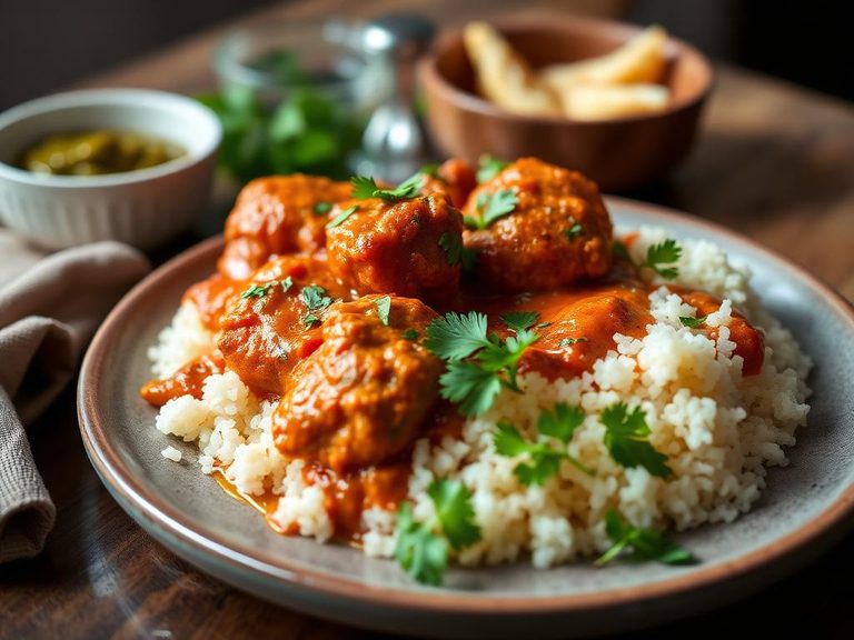 British-Indian Chicken Tikka Masala