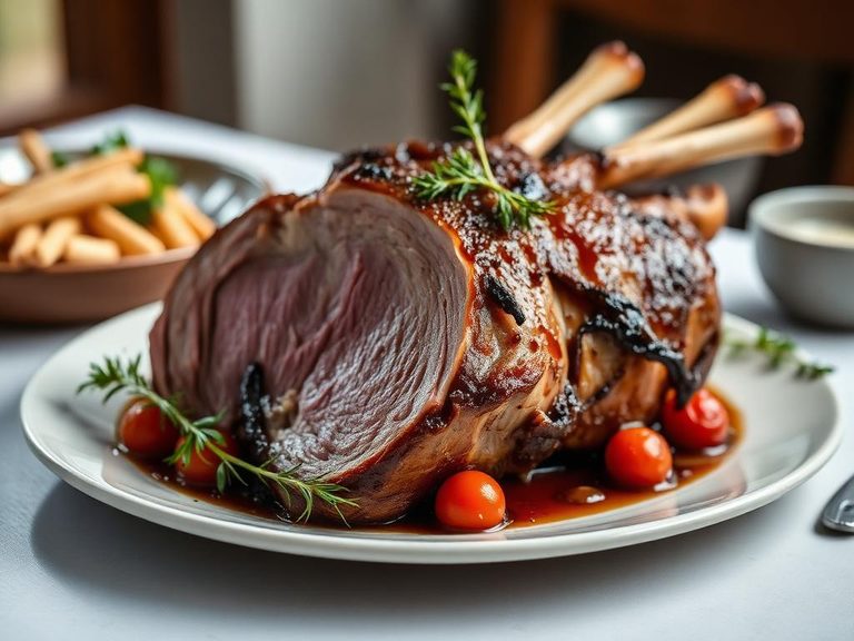 British Roast Leg of Lamb