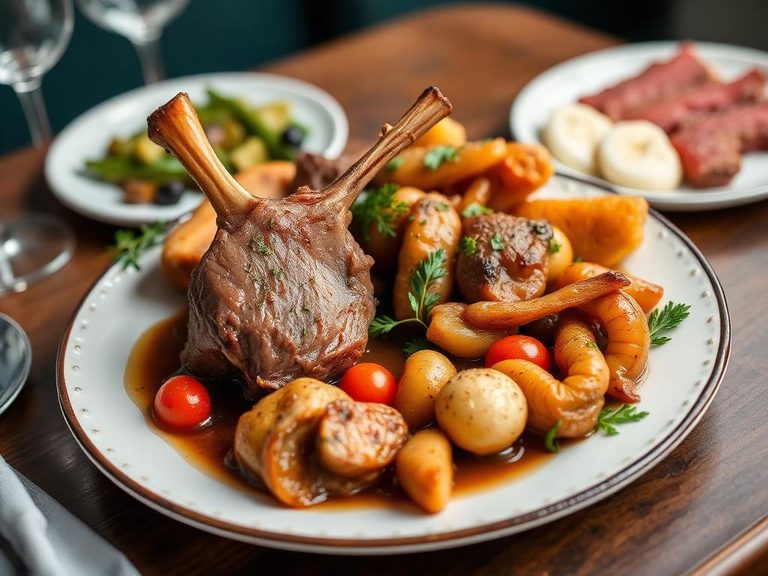 British Sunday Roast with Lamb