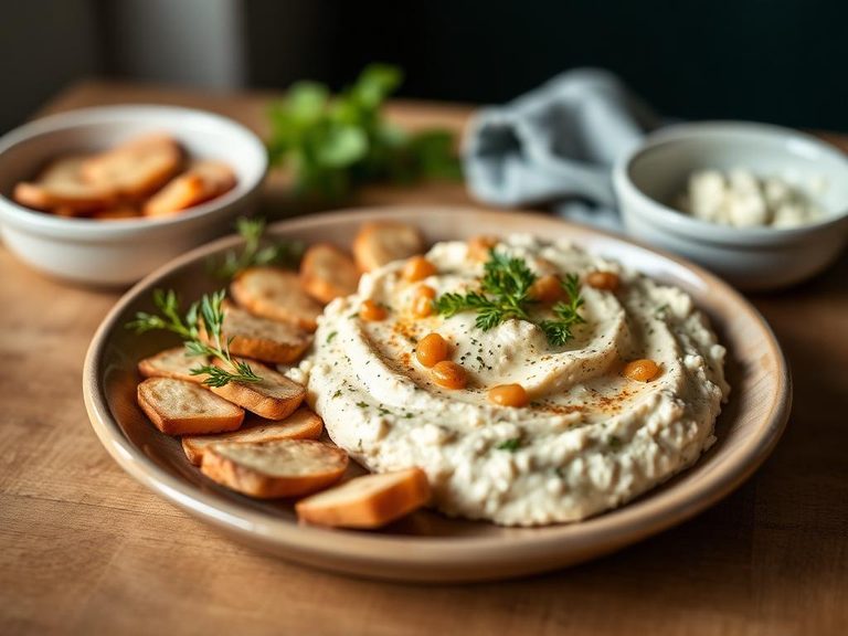 Broad Bean and Feta Dip