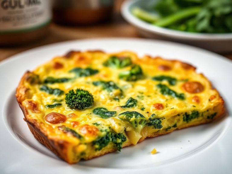 Broccoli and Cheddar Frittata
