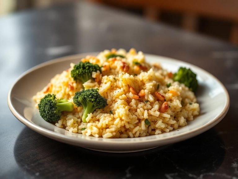 Broccoli and Cheese Rice