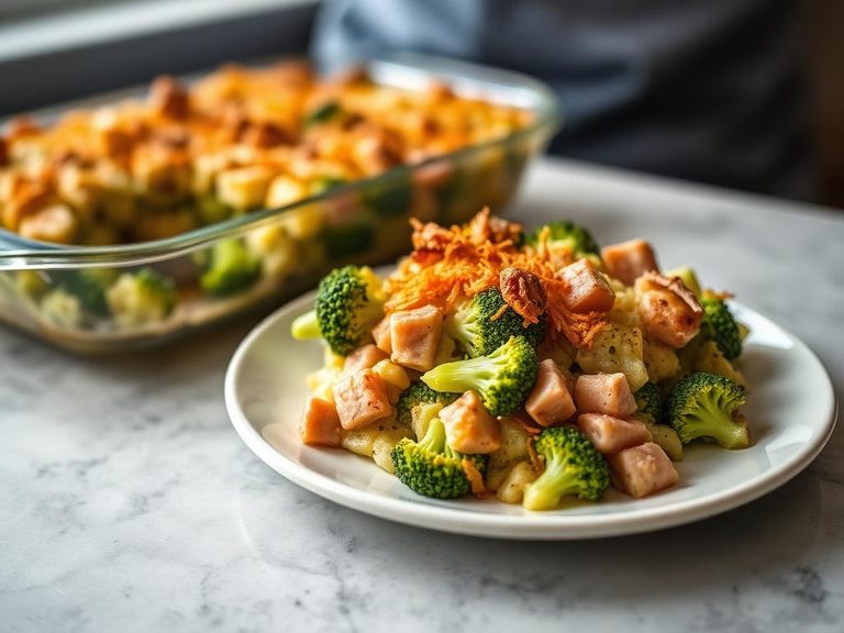 Broccoli and Ham Casserole