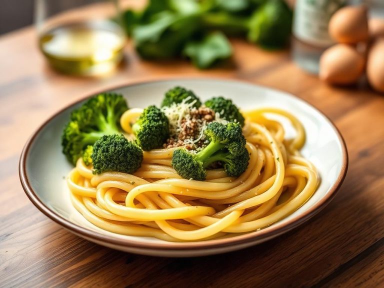 Broccoli and Pasta Aglio e Olio