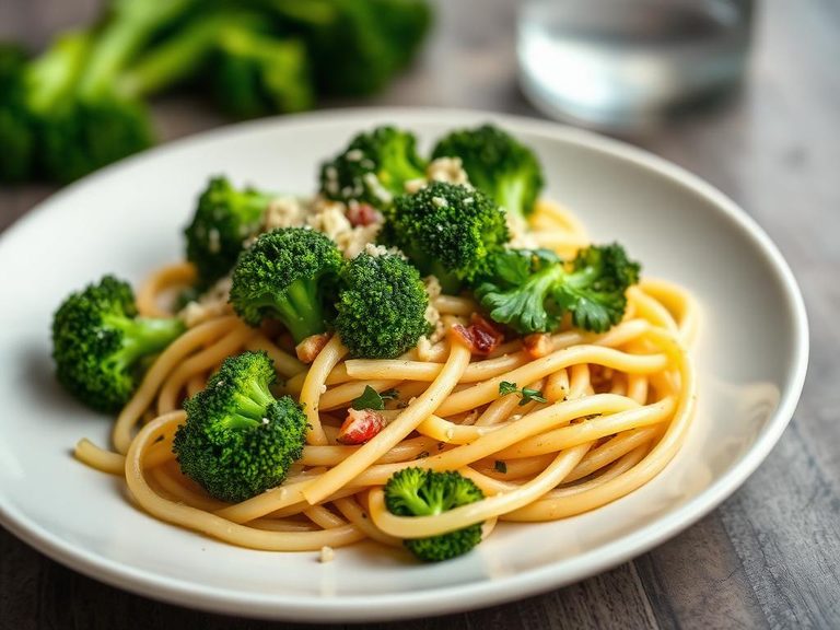 Broccoli and pasta primavera
