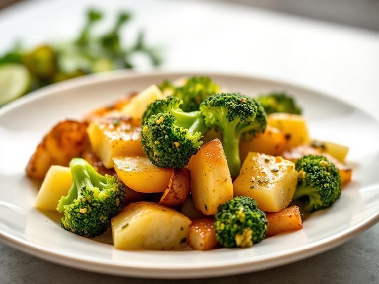 Broccoli and Potato Bake