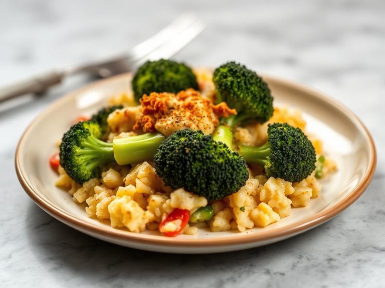 Broccoli and Rice Gratin