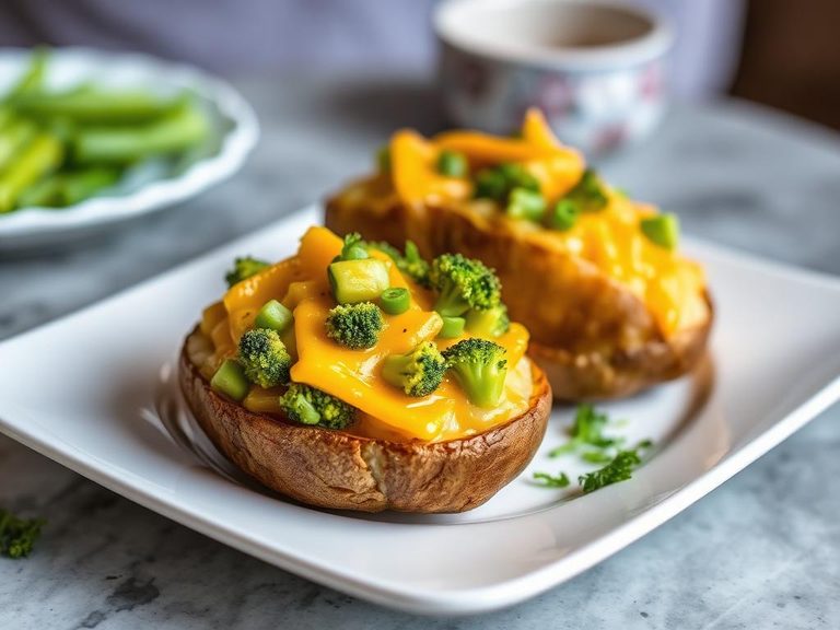 Broccoli Cheese Baked Potatoes