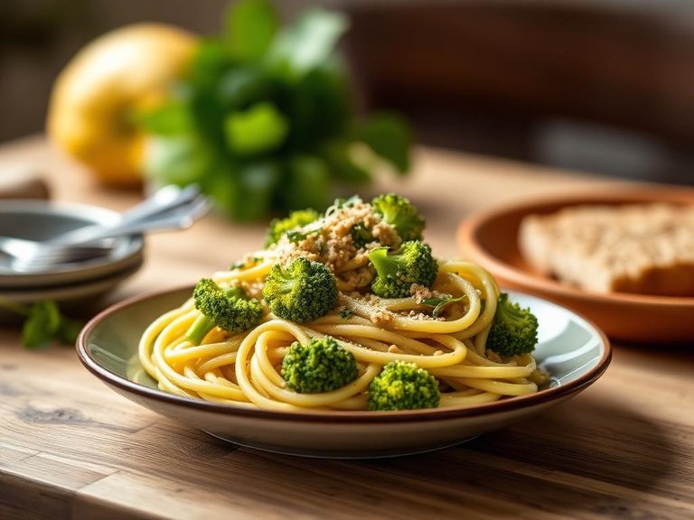 Broccoli pesto pasta