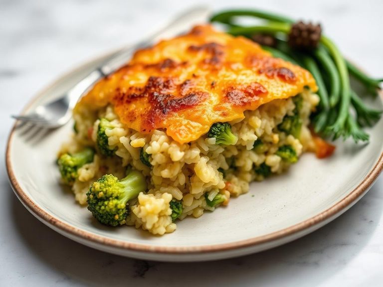 Broccoli Rice and Cheese Bake
