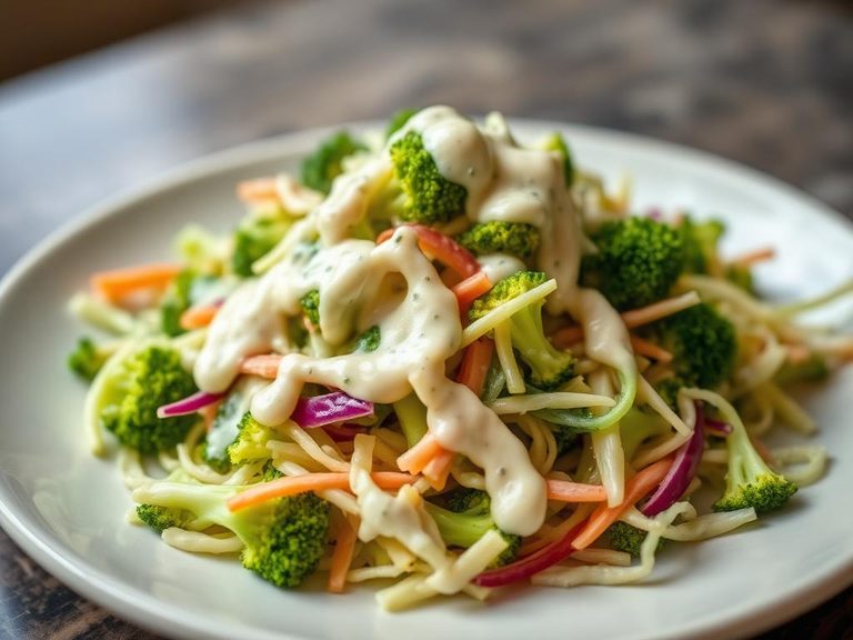Broccoli Slaw with Creamy Dressing