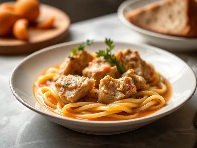 Brodo di Pollo con Pasta
