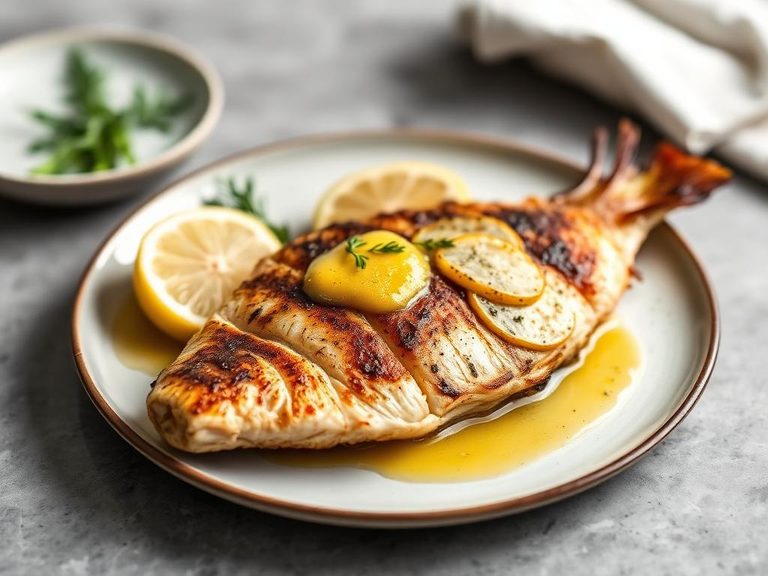 Broiled Fish with Lemon Butter