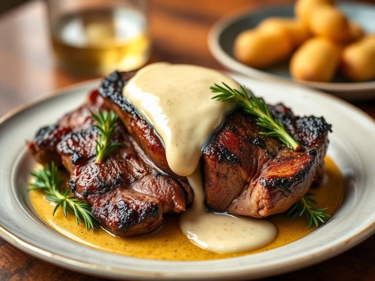 Broiled Porterhouse with Béarnaise Sauce