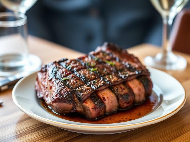 Broiled Rib Steak
