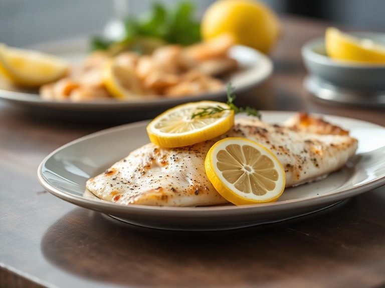 Broiled Tilapia with Lemon