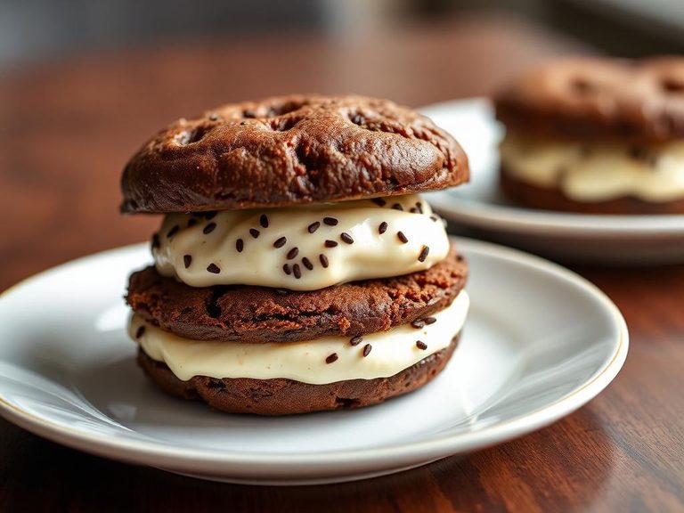 Brownie Ice Cream Sandwich