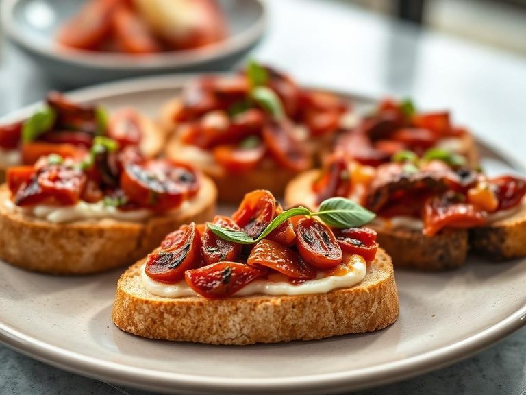 Bruschetta with Sun-Dried Tomatoes