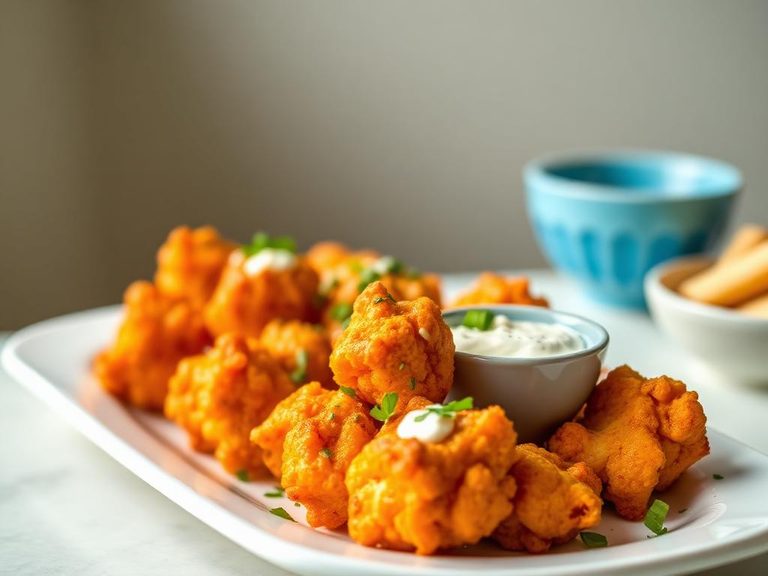 Buffalo Cauliflower Bites