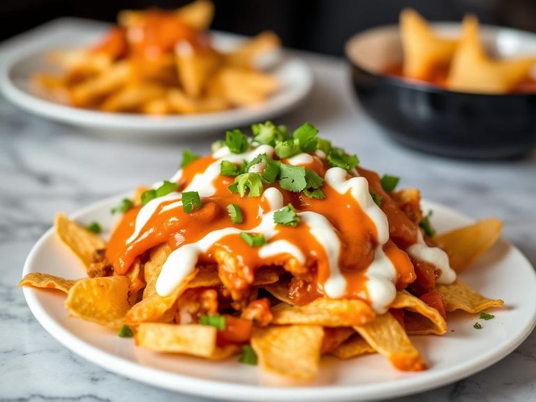 Buffalo Chicken Nachos