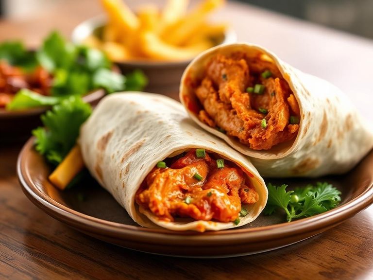 Buffalo Chicken Strip Wrap