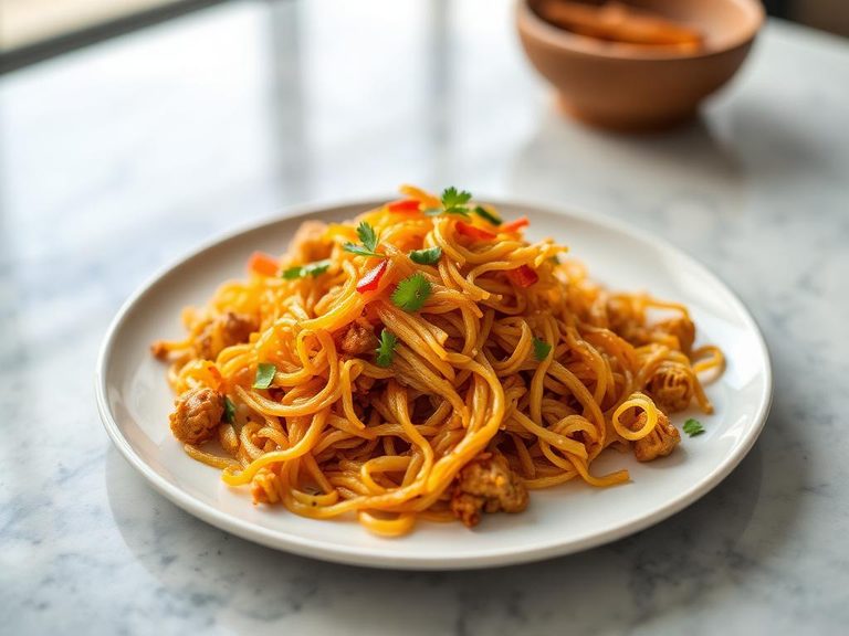 Bunga Turi Goreng (Malaysian stir-fried Sesbania flowers)