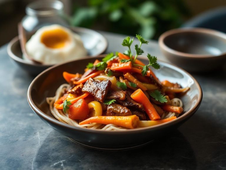Burdock and Carrot Stir-fry