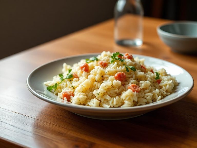 Butter-flavored rice or pasta dishes