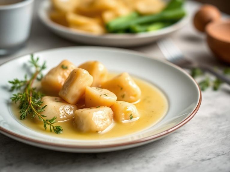 Butterbur in Butter Sauce
