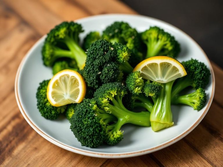 Buttered broccoli with lemon