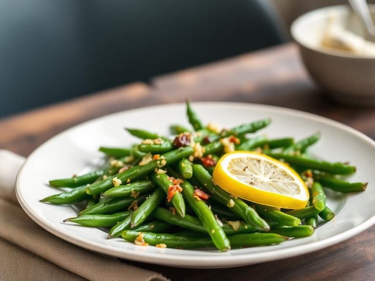 Buttered Green Beans with Lemon