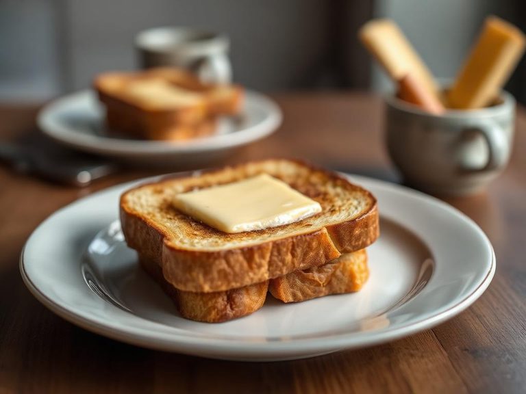 Buttered toast