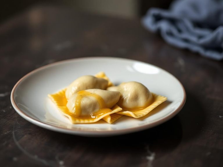 Butternut Squash Ravioli with Brown Butter