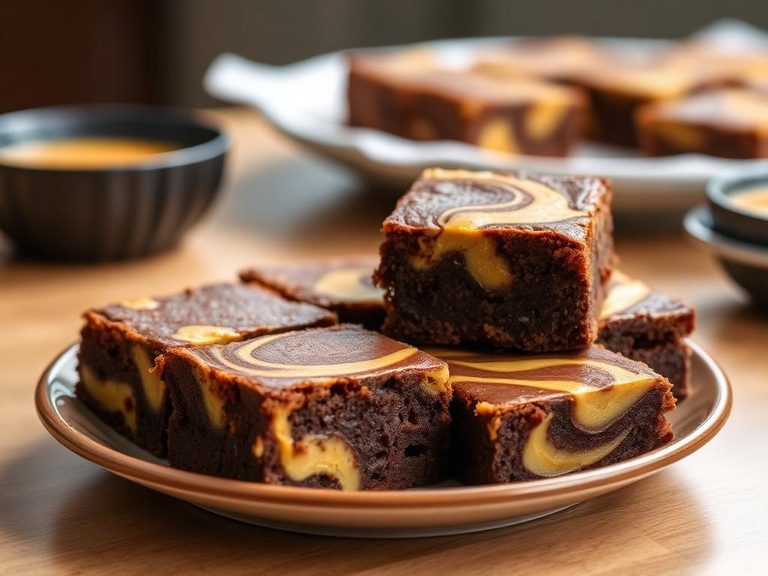 Butterscotch Swirl Brownies