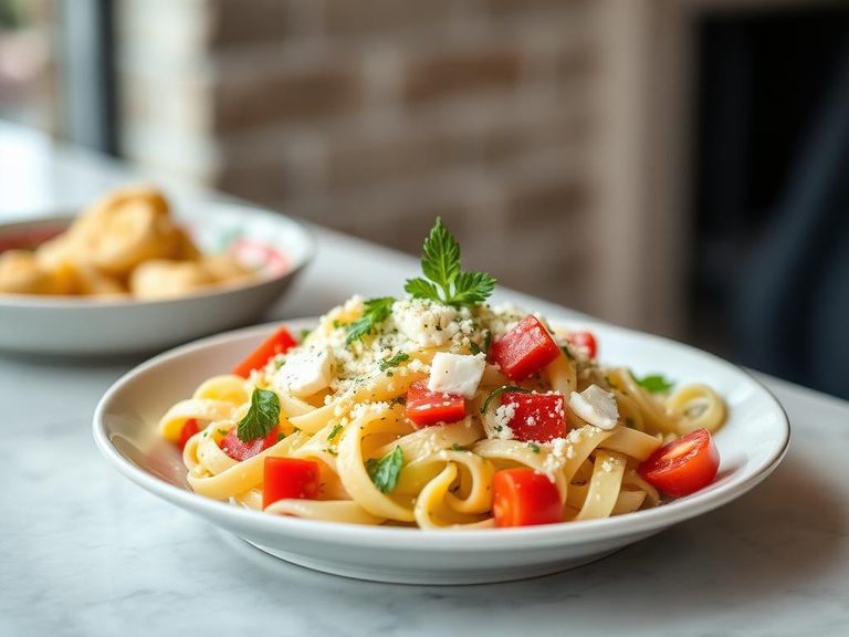 Caesar-dressed Pasta Salad