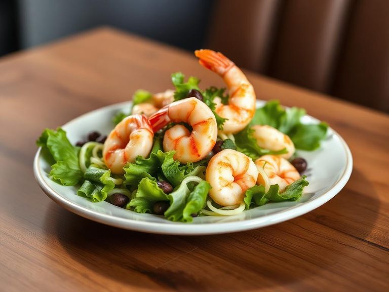Caesar Salad with Shrimp